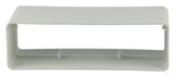 Renson 1006399 - pvc verbindingsstuk 7008 wit 110x55mm | 4 stuks