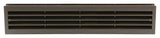 Renson 1006388 - deurrooster 761 pvc ral 8019 450x90mm | 2 stuks