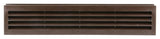 Renson 1006388 - deurrooster 761 pvc ral 8019 450x90mm | 2 stuks