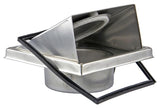 Renson 1006332 - dampkaprooster 641 inox ø 100 | 2 stuks