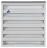 Renson 1013926 - opbouw muurrooster alu wit 431 165x165mm | 2 stuks