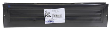 Renson 1006608 - deurrooster. 461 ral 8019 425x76mm | 2 stuks