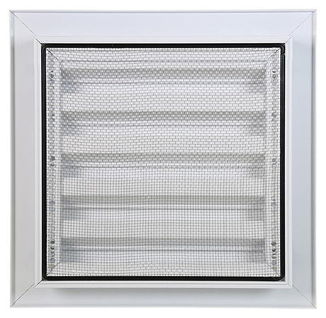 Renson 1006610 - inbouw muurrooster 411 ral 9010 200x200mm | 2 stuks