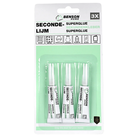 Superglue 3 tubes
