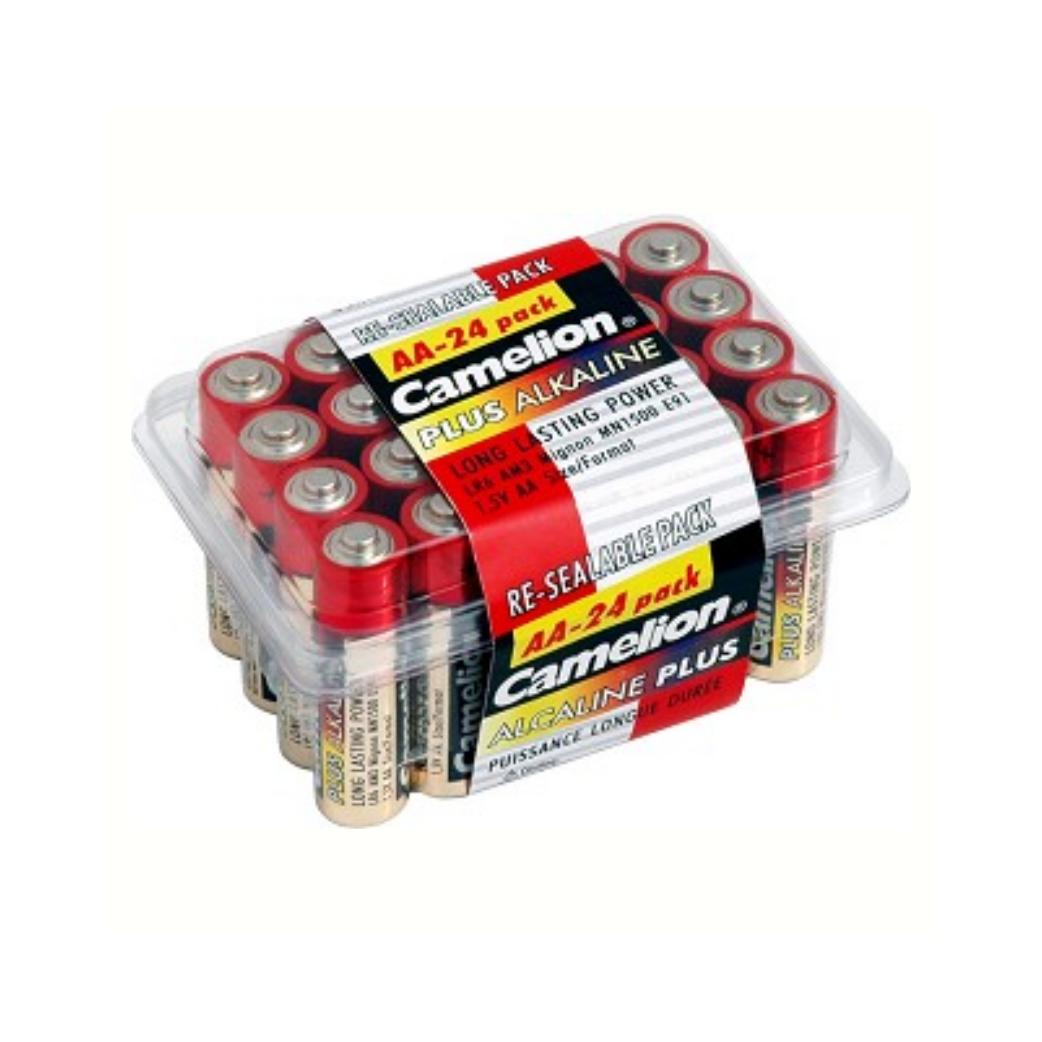 Battery Sales Europe Plus Alkaline AAA LR03 Battery Box 24 pieces