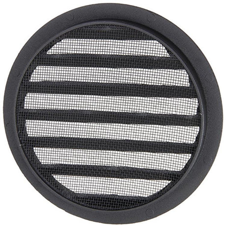Renson 1057995 - inbouw rond schoepenr met gaas434r dia 150 ral 9005 zwart | 10 stuks