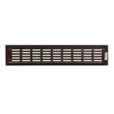 Renson 1059706 - ventilatiestrip 381 80 (400mm)ral 9005 structuur zwart | 2 stuks