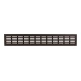 Renson 1059707 - ventilatiestrip 381 80 (500mm)ral 9005 structuur zwart | 2 stuks