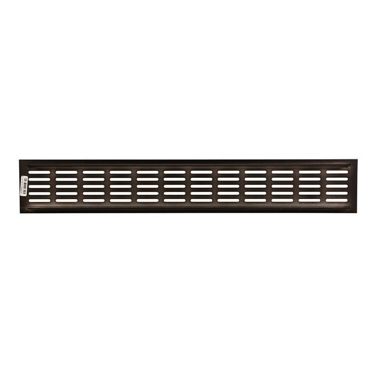 Renson 1059707 - ventilatiestrip 381 80 (500mm)ral 9005 structuur zwart | 2 stuks