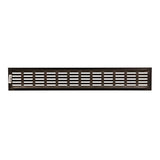 Renson 1059707 - ventilatiestrip 381 80 (500mm)ral 9005 structuur zwart | 2 stuks