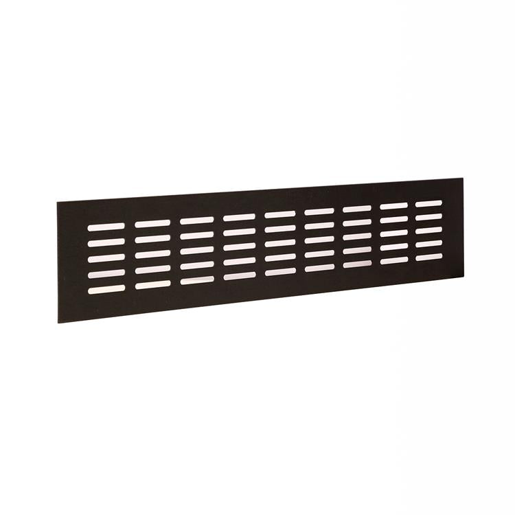 Renson 1059704 - ventilatiestrip 381 80 (400mm)ral 9005 structuur zwart | 4 stuks