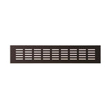 Renson 1059704 - ventilatiestrip 381 80 (400mm)ral 9005 structuur zwart | 4 stuks