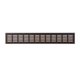 Renson 1059705 - ventilatiestrip 381 80 (500mm)ral 9005 structuur zwart | 4 stuks