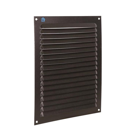 Renson 1061640 - opbouw schoepenrooster 436 200x250 ral 9005 zwart | 10 stuks