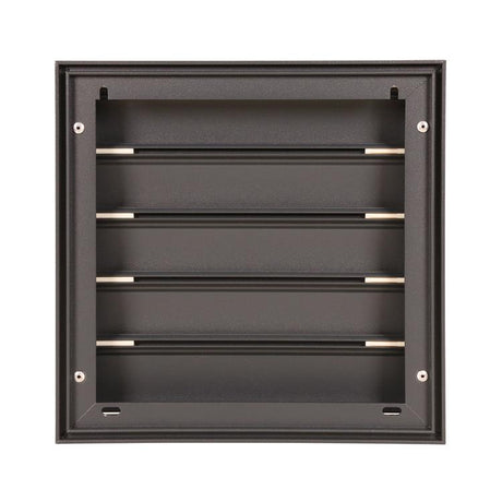 Renson 1062418 - vrac opbouw dampkaprooster alu433 (210x210) structuur 7016 | 2 stuks