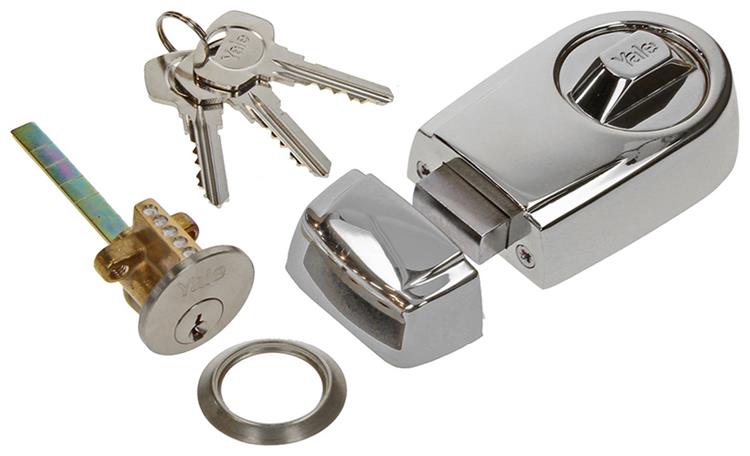 Yale 1019108 - oplegslot rim lock mat vernikkeld | 1 stuks
