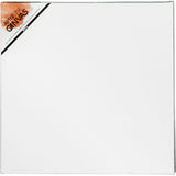 Toile d'entreprise Creativ, d: 1,6 cm, format 50x50 cm, 360 gr, blanc, 5 pièces 1 boîte