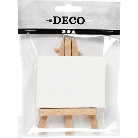 Toile tendue Creativ company, dim. 8x6x1 cm, blanc, 1 pièce