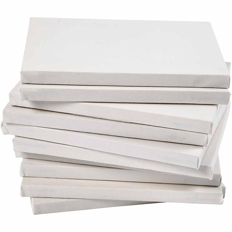 Toile tendue Creativ company, d: 1,6 cm, a4, format 21x29,7 cm, 280 g, blanc, 40 pièces 1 boîte