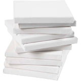 Toile tendue Creativ company, d: 1,6 cm, format 15x15 cm, 280 g, blanc, 80 pièces 1 boîte