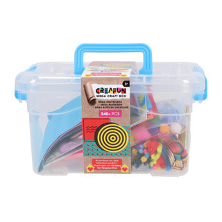 Creafun méga boîte artisanale complète 240 pièces 24x18x12 cm | 2 pièces