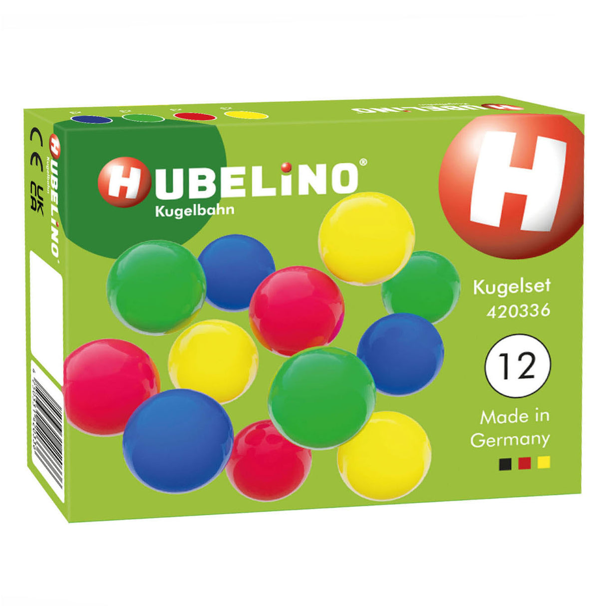 Billes Hubelino en plastique - 12 pcs.