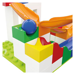 Hubelino ensemble d'extension de piste en marbre balançoire - 46 pcs.