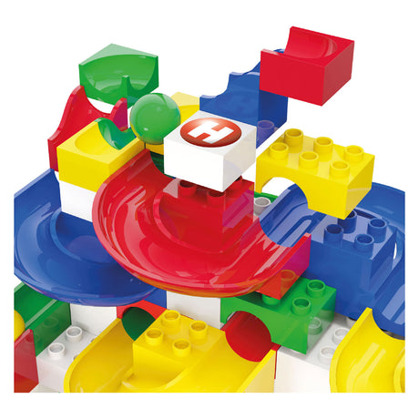 Maxi jeu de construction Hubelino Marble Track - 213 pièces.
