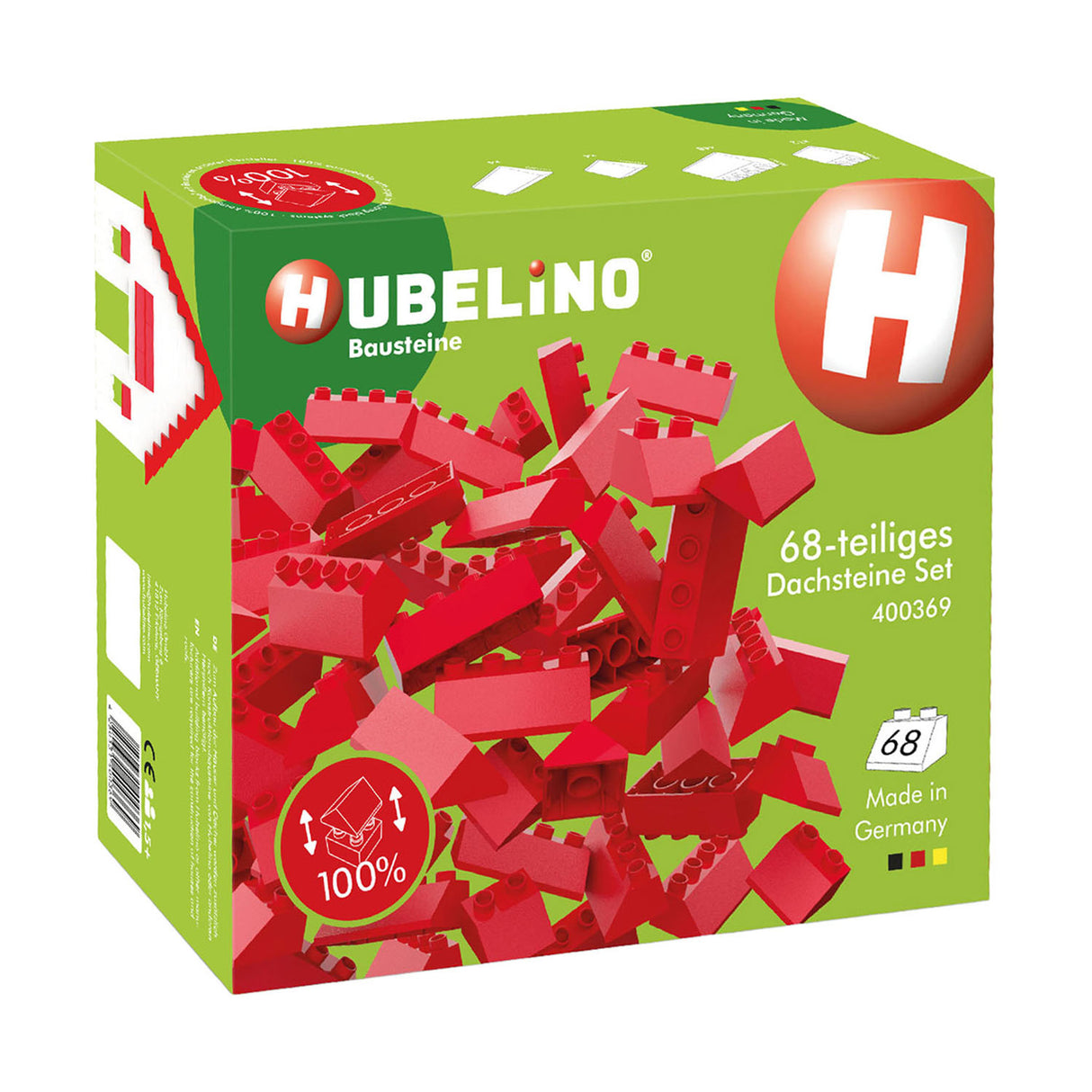 Hubelino střešní tašky Set Building Blocks, 68DLG.