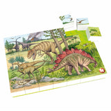 Hubelino Block Puzzle Dinosaurus World, 35st.