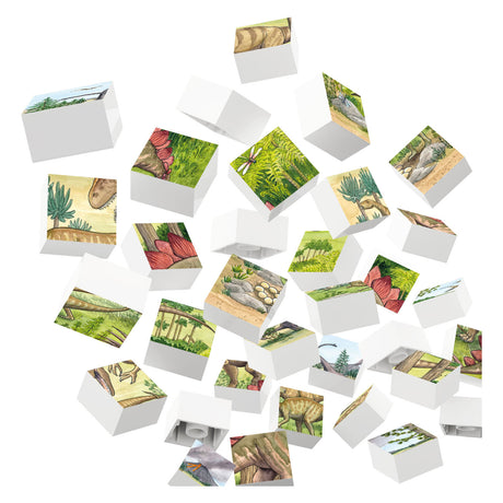 Hubelino bloc puzzle monde des dinosaures - 35 pcs.
