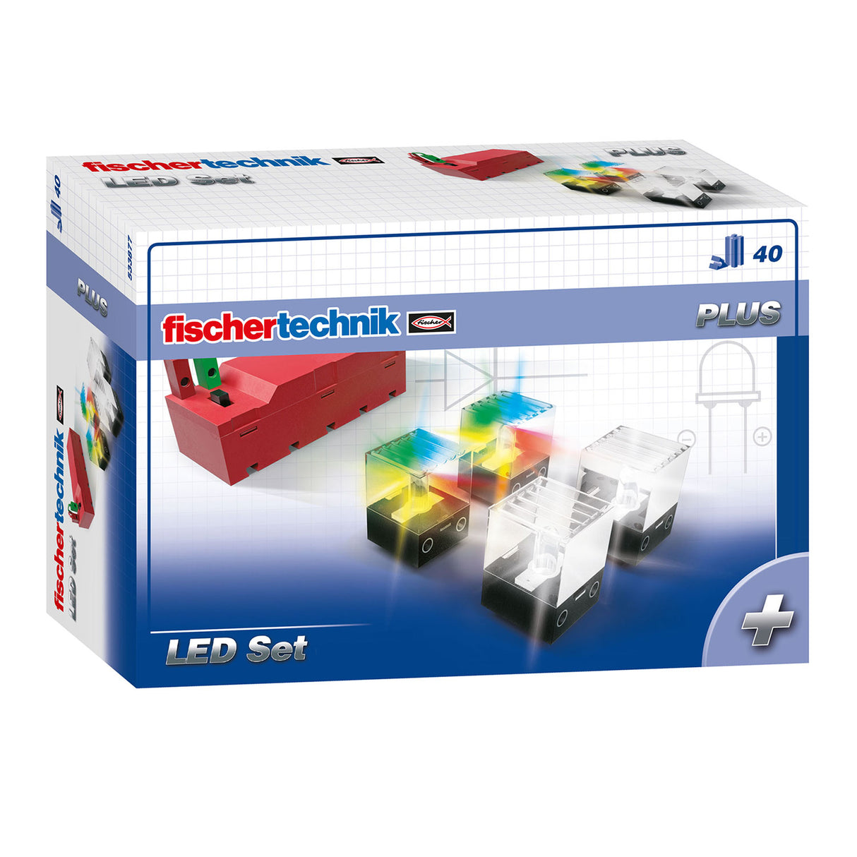 FischerTechnik Plus - Set LED, 40dlg.