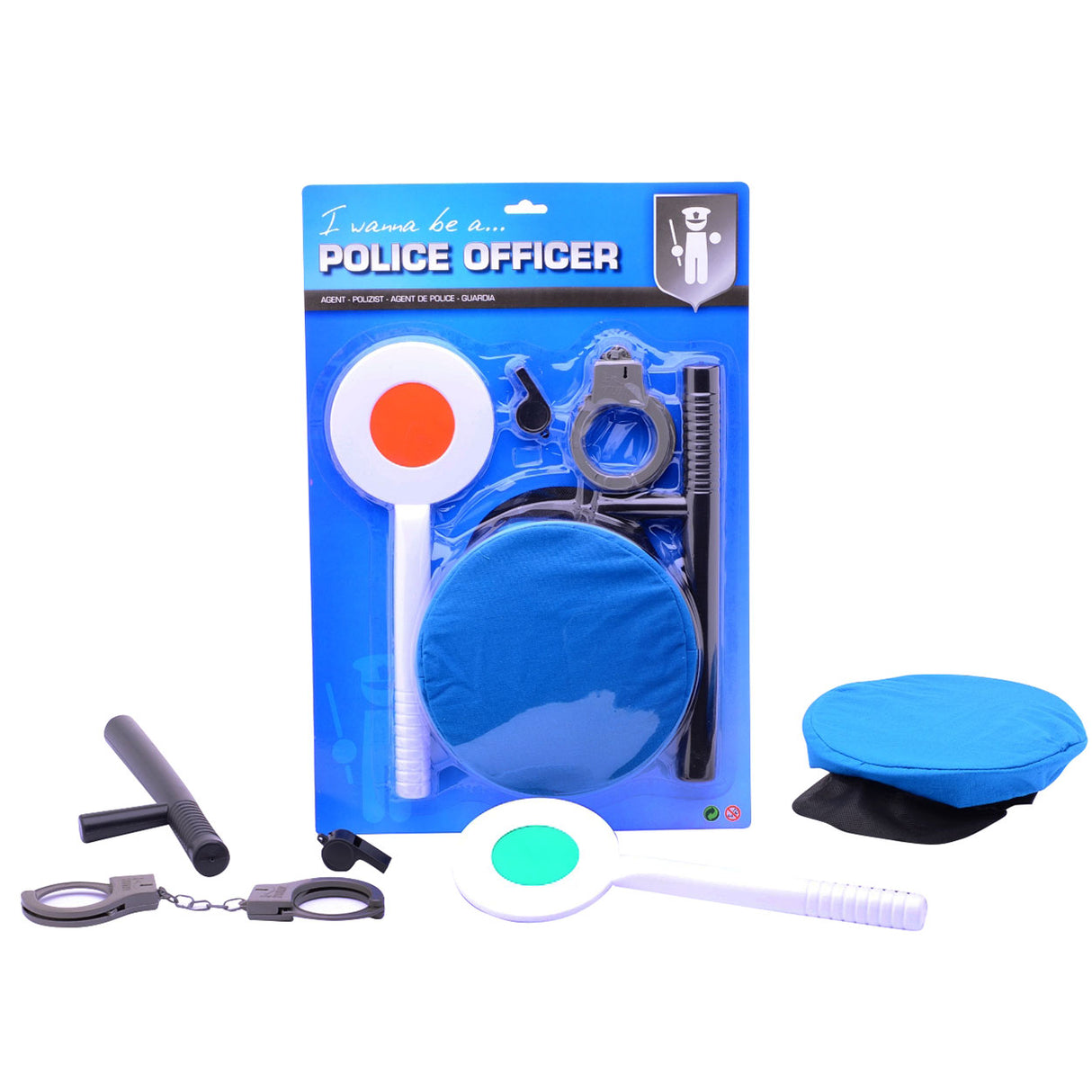 JOHNTOY Police Play set sur carte