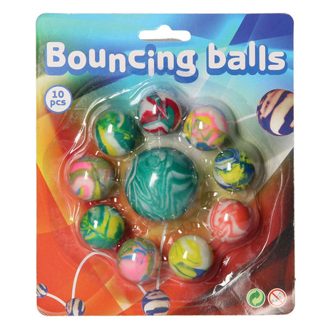Balles rebondissantes Johntoy Summer Fun, 10 pcs.