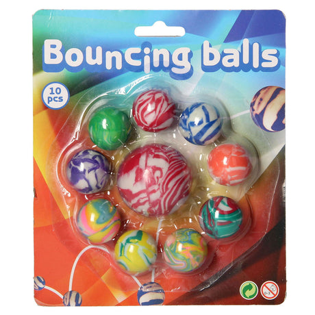 Balles rebondissantes Johntoy Summer Fun, 10 pcs.