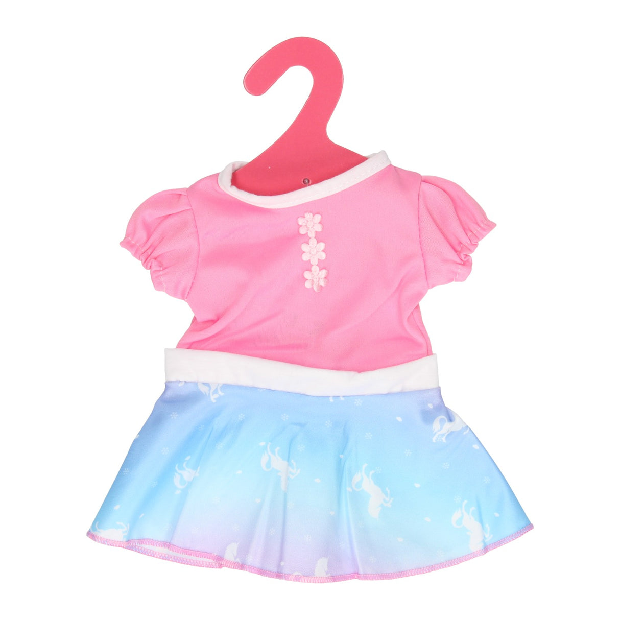 Baby Rose Doll Dress, 40-45 cm h