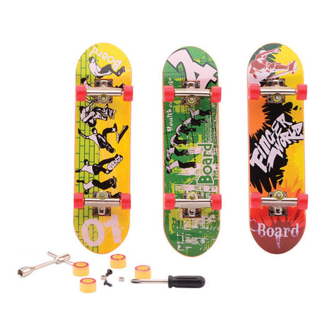 Skateboard à doigts Johntoy avec accessoires