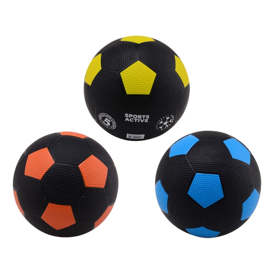 Sports active rubber voetbal, maat 5