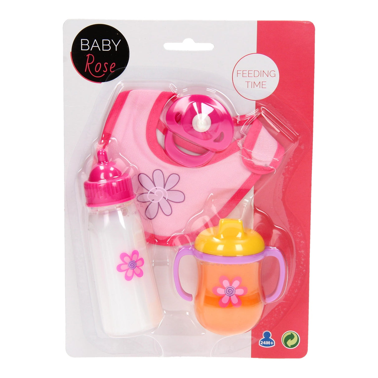 Ensemble de jeu de poupée Baby Rose, heure du dîner