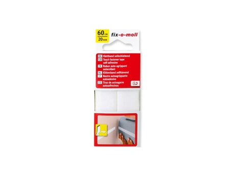 Ruban adhésif Fix-o-moll 60cm blanc