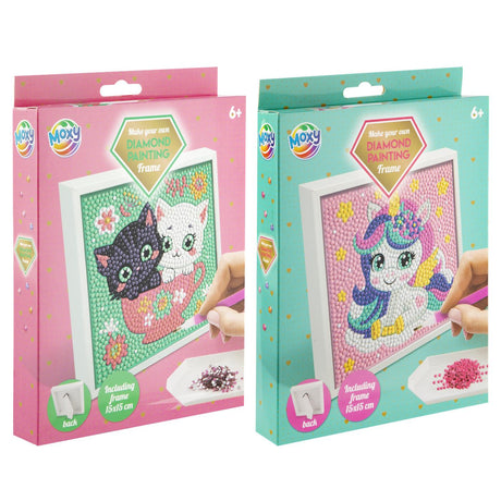 Cadre de peinture diamant Moxy 15x15cm