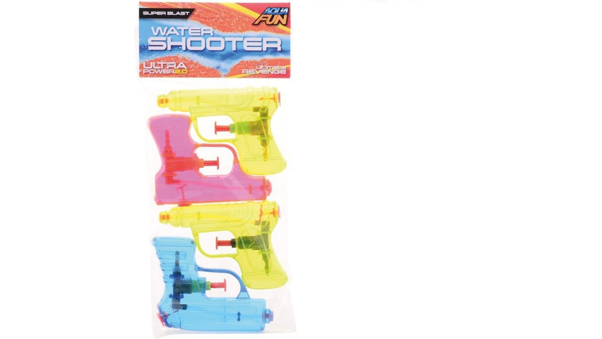 Johntoy pistolet à eau jouet John, paquet de 4 ± 11 cm