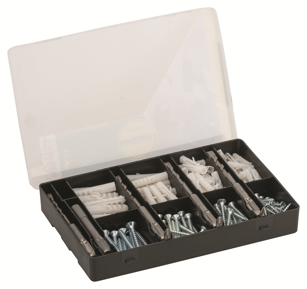 Bosch accessoires sds plus kit de montage | 173 pièces - 2607017163