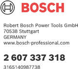Bosch accessoires pba 18v 6.0ah w-c batterie - 2607337318