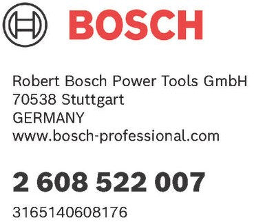 Bosch accessoires t8h embout security-torx® extra-dur t8h, 25 mm 2 pièces - 2608522007