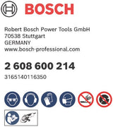 Bosch accessoires disques à tronçonner | métal | 115x1,6 | 2608600214 - 2608600214