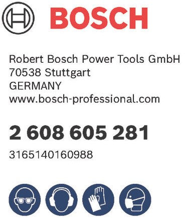 Accessoires Bosch 10x plat 80x133 c430, expert pour bois+peinture 8, 120 - 2608605281