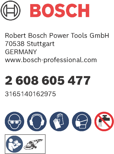 Bosch accessoires disque abrasif fibre 125 r444, expert pour métal, 80 - 2608605477