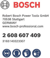 Bosch - Jeu de 10 feuilles abrasives 102 x 62, 93 mm, 120