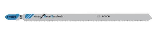 Bosch accessoires lame de scie sauteuse t 1018 afp précision pour sandwich métal 3pcs - 2608636793